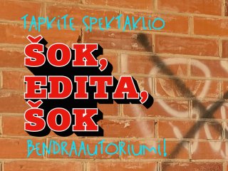 Tapkite ŠOK, EDITA, ŠOK bendraautoriumi!